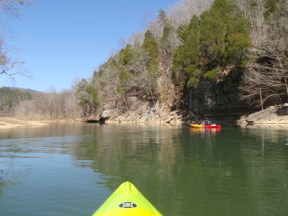The Buffalo River in the spring